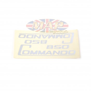 DECAL/  850 COMMANDO  SIL (WATER TYPE) 06-5095/E
