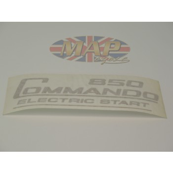 DECAL/  850 COMMANDO ELECTRIC START  GLD 06-6388