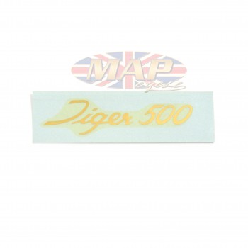 DECAL/  TIGER 500  (LARGE SCRIPT) 60-1917