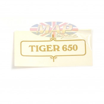 DECAL/  TIGER 650   (VARNISH TYPE) 60-3723