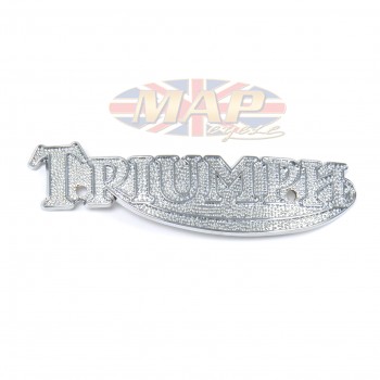 Triumph T140 T160 TR7 Chrome Tank Badge (sold individually) 83-5361