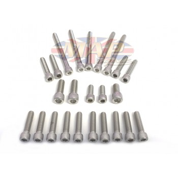 Triumph T140 Stainless Steel, Allen-Head, Side Cover Screw Set MAP3116/S