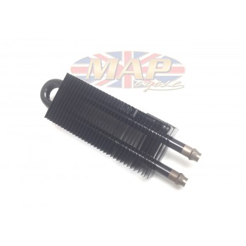 Lightweight, Universal Motorcycle Oil Cooler - Left Mounting Tab  MAP6200