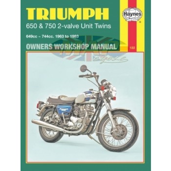 Haynes Triumph 650 & 750 2-Valve Unit Twins 63-83 Workshop Manual M122
