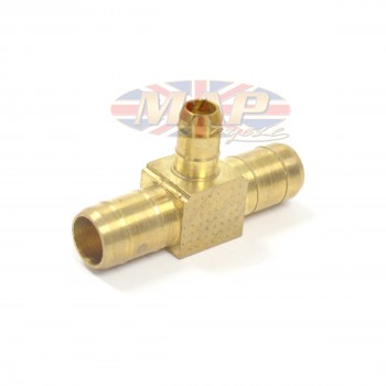 High Quality, Brass Fuel T-fitting For Motorcycles MAP0589/B