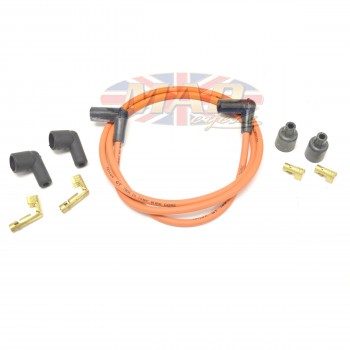 Universal 48" 7mm Copper Wire Core Orange Silicone Cover Kit MAP4189