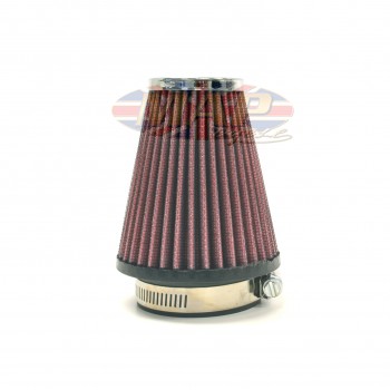 Universal Motorcycle High Performance Tapered Air Filter 2-1/4"" Inlet RC-1250-01