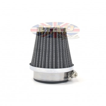 Universal Motorcycle Tapered Chrome Filter 1-5/8" Inlet 12-55742
