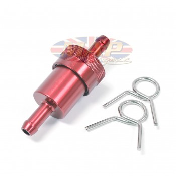 Fuel Filter- Inline CNC Red 5/16" 14-34430