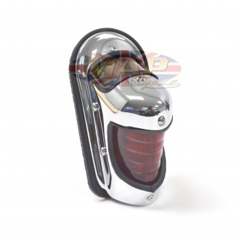 Beehive Fender Mounted Taillight Chrome 62-21610