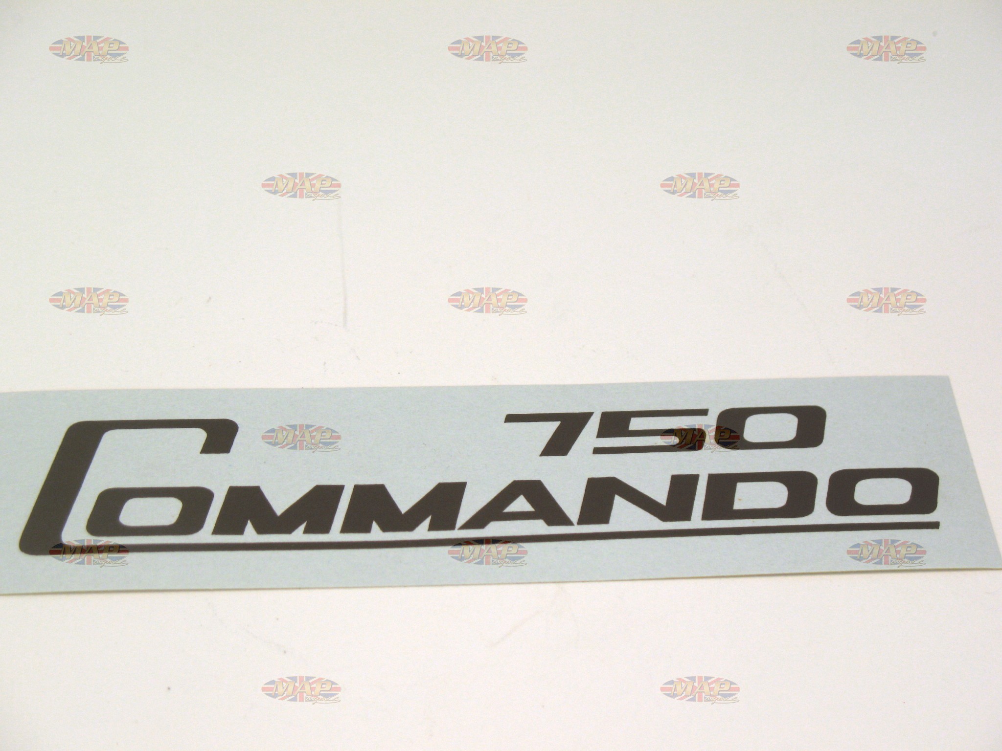 DECAL/  750 COMMANDO / BLACK 06-2020