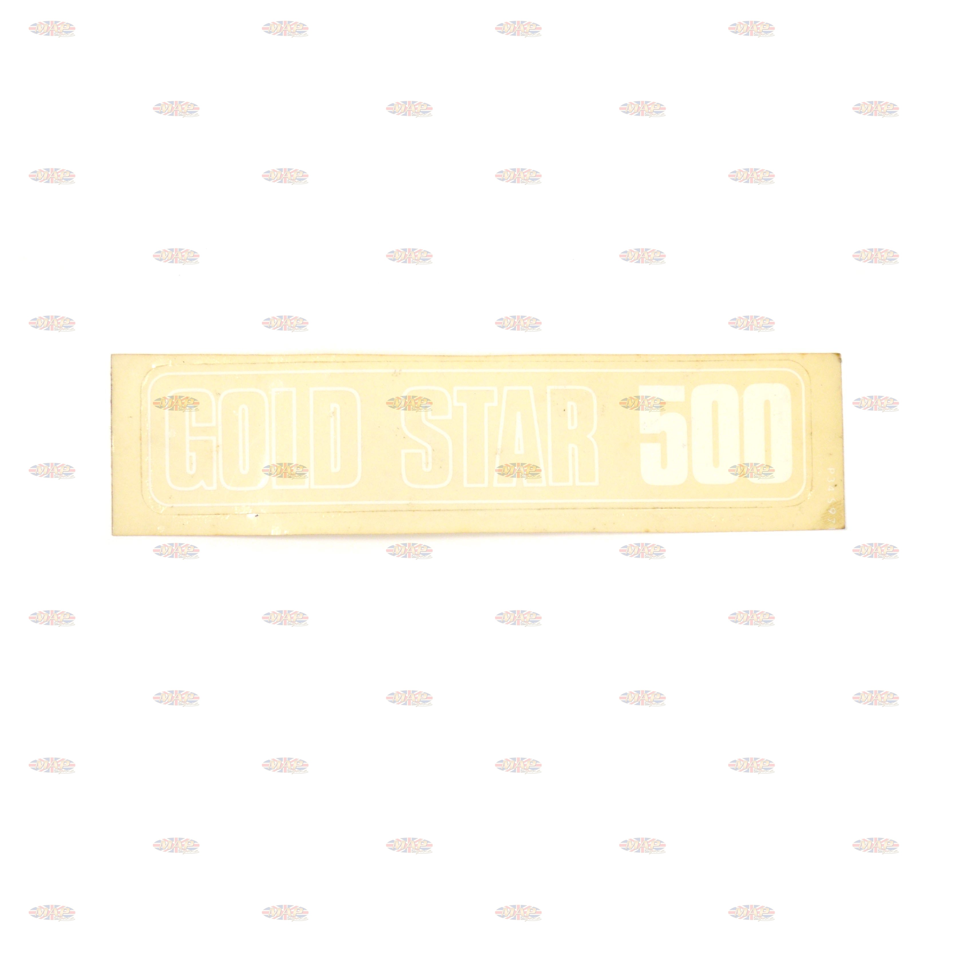 DECAL/  GOLD STAR 500 60-3260