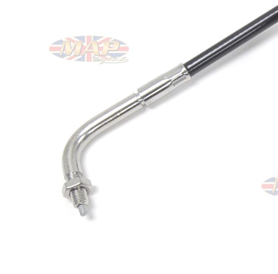 Throttle Cable w/ Elbow - Mikuni Threads MAP055X-GRP