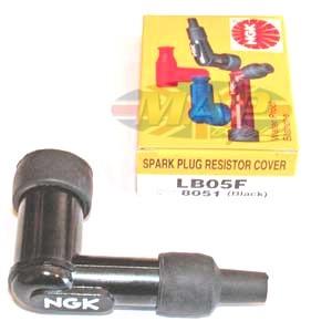 NGK High Quality Resistor, 90-Deree Spark Plug Cap (fits threaded stud)   MAP4488