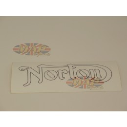 DECAL/ NORTON GOLD/BLACK 03-5039