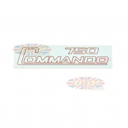 DECAL/  750 COMMANDO / GOLD 06-2019