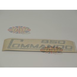 DECAL/  850 COMMANDO  BLK (OE PEEL OFF) 06-5096