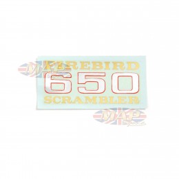 DECAL/ FIREBIRD SCRAMBLER 650 60-2373
