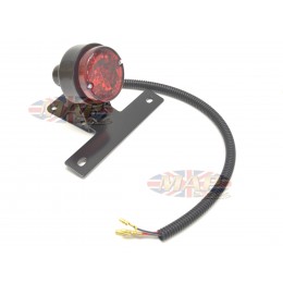 Round Classic Style Taillight - Black 62-21512