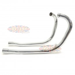 Triumph Pre-Unit, T100 T120, UK-Made, Exhaust Header Pipes 70-3628/3632
