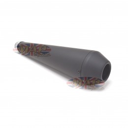 17" Black Shorty Reverse Cone Muffler 80-84030B