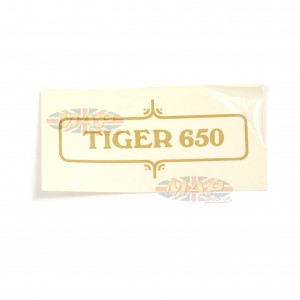 DECAL/  TIGER 650   (VARNISH TYPE) 60-3723