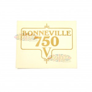 DECAL/  BONNEVILLE 750 60-3953