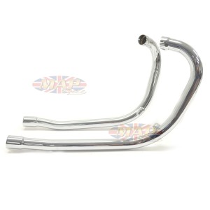 Triumph Pre-Unit, T100 T120, UK-Made, Exhaust Header Pipes 70-3628/3632