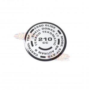 DECAL/  200cc  TOP FORK NUT 97-5078