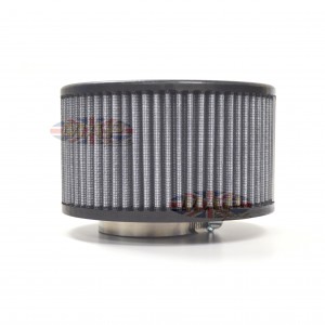 Universal, High-Performance, 62mm (2-7/16") Inlet, Large Round, Offset Air Filter MAP0593A