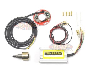Tri-Spark FireBox Racing Electronic Ignition for Triumph Twins with 76- Degree Crankshaft Modification MAP4610/FB-76