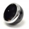 Lucas-Style Headlamp Headlight Shell Rim Chrome/Black 5-3/4" Side Mount 66-65074