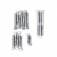 BSA A50-A65 (early) Chrome-Plated, Allen-Head, Side Cover Screw Set MAP3134/C