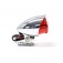 Custom Mini Retro Hooded Taillight - Chrome 62-21660