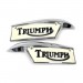 Triumph 500, 650, 750cc Reproduction Gas Tank Badge Set 