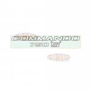 DECAL/  COMMANDO 750 'S'  (SIDE COVER) 06-1207