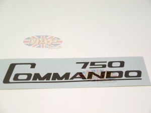 DECAL/  750 COMMANDO / BLACK 06-2020