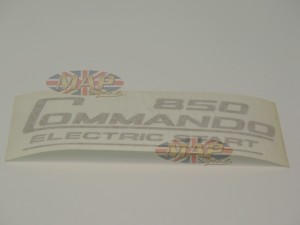 DECAL/  850 COMMANDO ELECTRIC START  GLD 06-6388