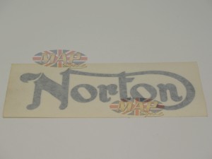 DECAL/  NORTON  BLACK (GASTANK) 06-6987