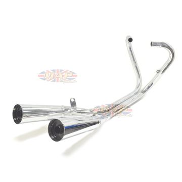 Triumph 750 '73-81 TT 2-2 Exhaust System Megaphone Mufflers 008-0420 008-0420 
