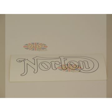 DECAL/ NORTON GOLD/BLACK 03-5039 