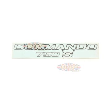 DECAL/  COMMANDO 750 'S'  (SIDE COVER) 06-1207 