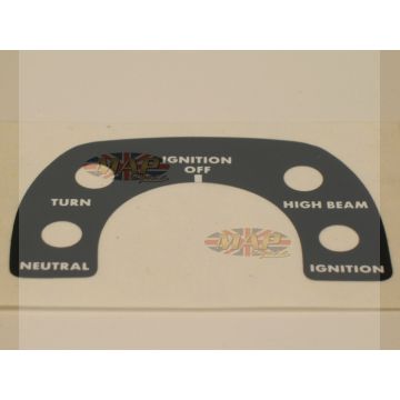 DECAL/ INSTRUMENT CONSOLE 06-5722 