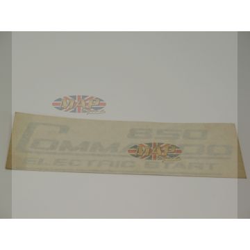 DECAL/  850 COMMANDO ELECTRIC START  SIL 06-6389 