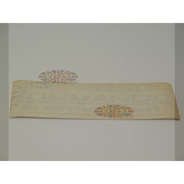 DECAL/  850 ELECTRIC START  BLACK 06-6390 