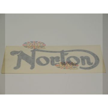 DECAL/  NORTON  BLACK (GASTANK) 06-6987 