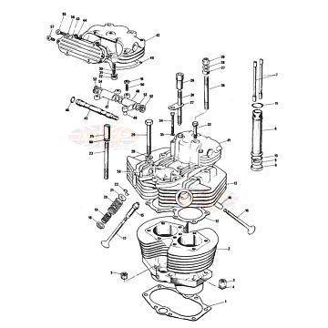 Cylinder & Head TR7RV 1978-T140v-TR7RV-Cylinder & Head TR7RV 