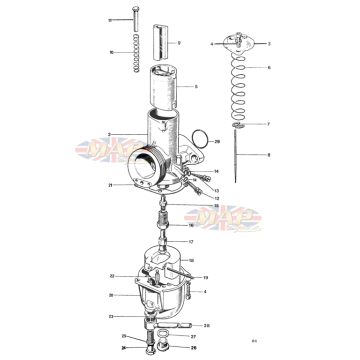 Carburetor TR7RV 1978-T140v-TR7RV-Carburetor TR7RV 