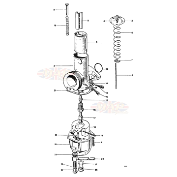 Carburetors T140RV 1978-T140v-TR7RV-Carburetors T140RV 