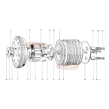 Clutch 1978-T140v-TR7RV-Clutch 